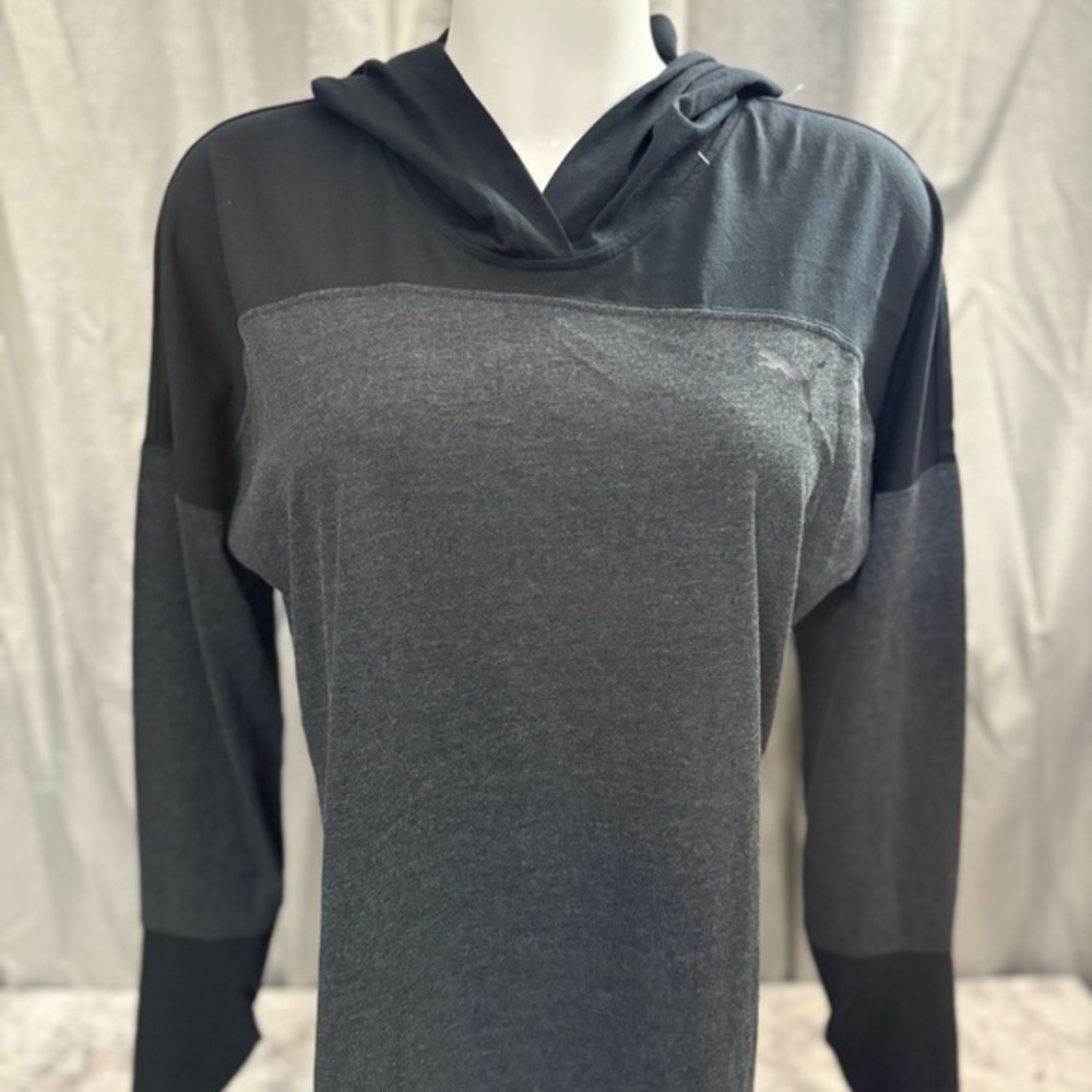 Puma Black and Gray Athletic Hoodie